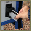 Image showing how to run the credit card at the self service pump