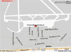 Map Quest image of the location of the restaurant